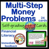 Multi-Step Money Problems BOOM Cards Digital Financial Lit