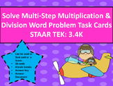 3.4K Multi-Step Multiplication & Division Word Problem Tas