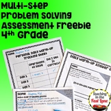 Multi-Step Problem Solving Assessment FREEBIE