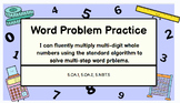 Multi-Step Word Problem Practice Slides (5.OA.1, 5.0A.2, 5.NBT.5)