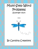 Multi Step Word Problem Scavenger Hunt 4.OA.A.3 Fourth Gra