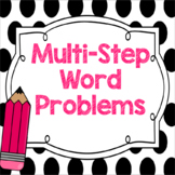 Multi Step Word Problems Freebie!