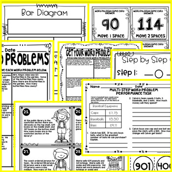 Word Problems Addition and Subtraction, Addition Regrouping, Subtraction