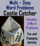 Multi Step Word Problems Activity 3rd 4th 5th Grade Cootie