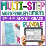Multi Step Word Problems | 3rd 4th and 5th grades