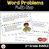 Multistep Word Problems 3rd Grade Math BUNDLE | PowerPoint