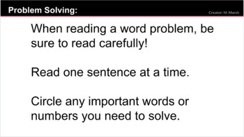 Preview of Multi-Step Word Problems (Add, Subtract, Multiply)