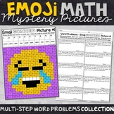 Multi-Step Word Problems | Emoji Math Mystery Pictures