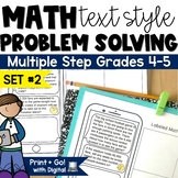 Multiple Step Word Problems Multistep Mixed Operations 4th