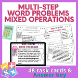Multi-Step Word Problems - Mixed Operations