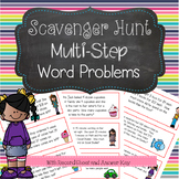 Multi-Step Word Problems Scavenger Hunt