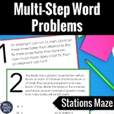 Multi-Step Word Problems Activity  4.OA.3