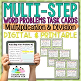 Multiplication & Division Multi-Step Word Problems | Digital and Printable