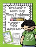 Multi-Step Word Problems (Whole Numbers) Step by Step guid