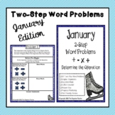 Two-Step Word Problems All Operations (January Edition)
