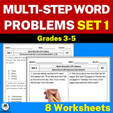 Multi Step Word Problems Worksheets | 2-Step Word Problems