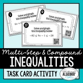 Multi-Step and Compound Inequalities | Task Cards