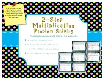 multiplication problem solving pdf