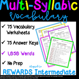 REWARDS Reading Intervention - Vocabulary Bundle - Multisy