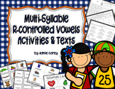 Multi-Syllable R-Controlled Vowels Activities & Texts