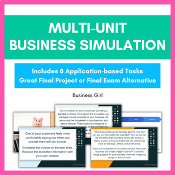 Preview of Multi-Unit Business Simulation