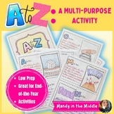 Multi-Use Activity | Low Prep | End of Year | Content Revi