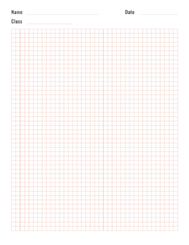 A4 Graph Paper 2MM, 10MM and 20MM Grid / Square 30 Loose Sheets