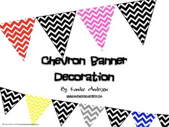 Preview of Multi-color Triangle Chevron Banner Decoration