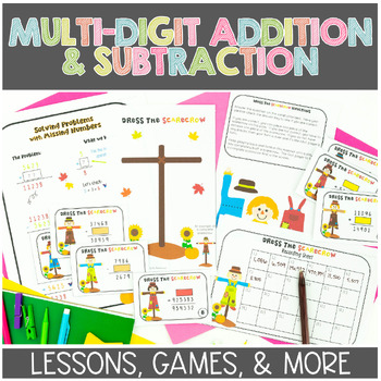 ROBLOX Bundle! Multi-Digit Addition and Subtraction by TaitsGreats
