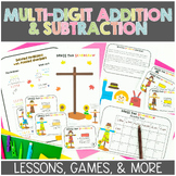 Multi digit Addition and Subtraction Lesson Plans, Activit