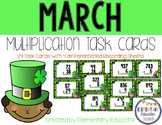 Two Digit Multiplication: March theme