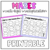 Multi-digit Multiplication Mazes