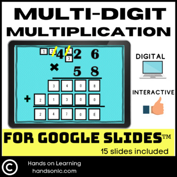 Preview of Multi-digit Multiplication for Google Slides