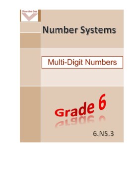 Preview of Multi-digit Numbers