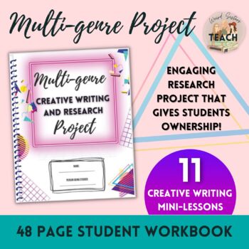 Preview of Multi-genre Project Student Workbook Creative Writing Mini-lessons {9-12}