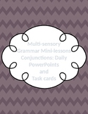 Multi-sensory Conjunctions Mini-lesson