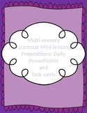 Multi-sensory Preposition Mini-lesson