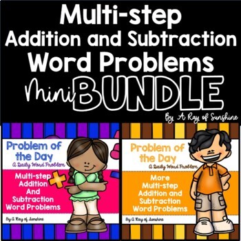 Multi-step Addition and Subtraction Word Problems BUNDLE by A Ray of ...