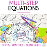Solving Multi-step Equations Guided Notes & Practice 7th G