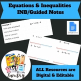 Multi-step Equations and Inequalites - notes