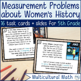 Women's History Month Measurement Activity - 5th Grade Mul
