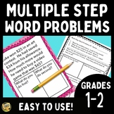 Multi-step Word Problems - Adding and Subtracting to 100 -
