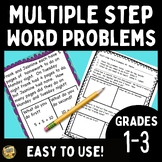 Multi-step Word Problems - Adding and Subtracting to 20 Mu