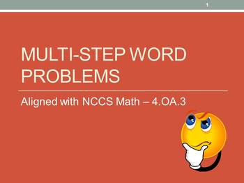 Preview of Multi-step Word Problems Full Lesson Bundle  - 4.OA.3