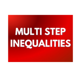 Multi step inequalities worksheet with answer key for high school
