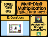 MultiDigit Multiplication Google Forms Quiz Digital Task Cards Distance Learning