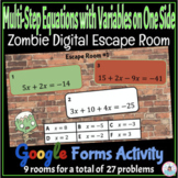 MultiStep Equations with Variables on One Side Digital Mat