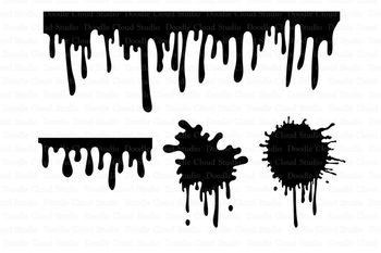 Download Paint Stains Svg Dripping Paint Svg Splatter Svg Dripping Liquid Svg Files