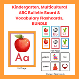 Multicultural ABC Bulletin Board & Vocabulary Flashcards