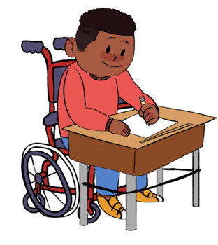 Preview of Multicultural/Ability Clipart - Wheelchairs